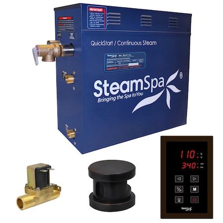 Steamspa Oasis 9 KW Bath Generator with Auto Drain - Oil Rubbed Bronze OAT900OB-A